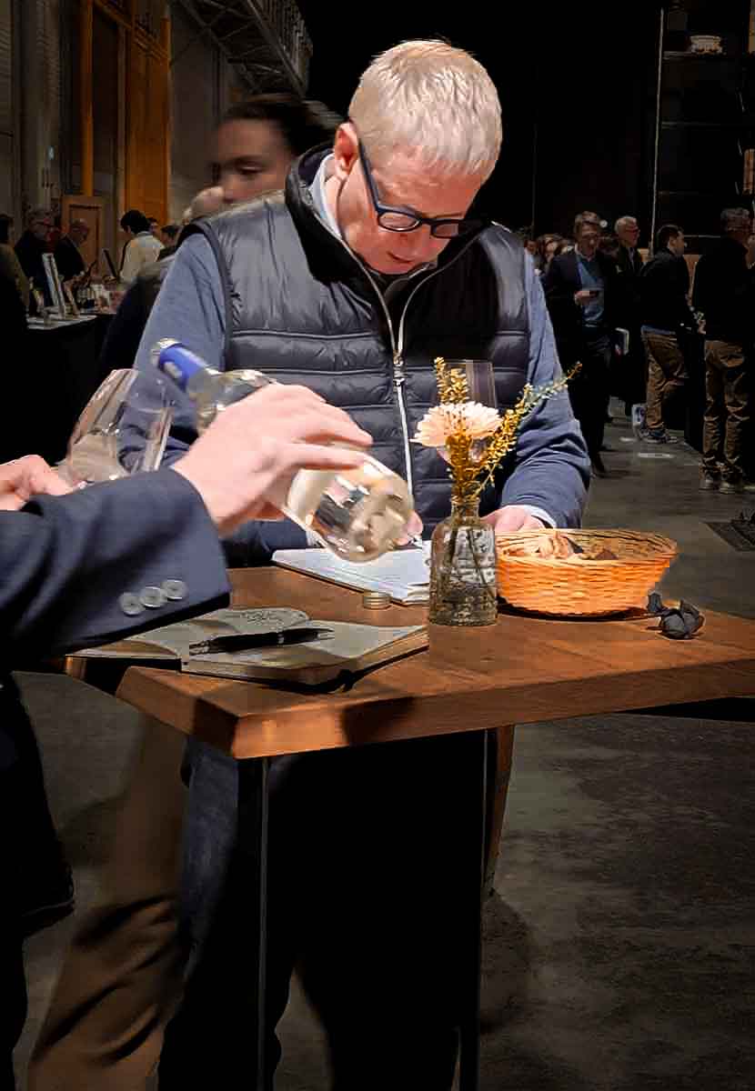 Thomas Boxberger bei der Verkostung.