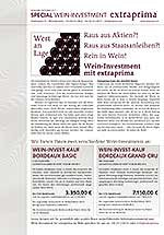 Extraprima 2011 No 5. Investment