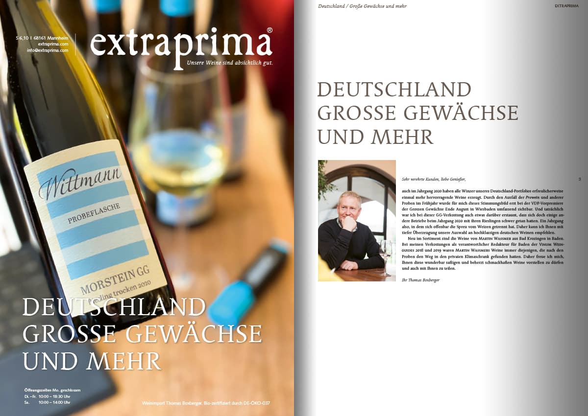 Extraprima Magazin: Deutschland – Große Gewächse und mehr.