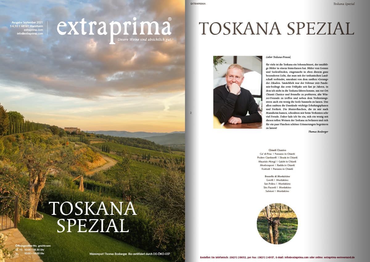 Extraprima Magazin: Toskana Spezial.