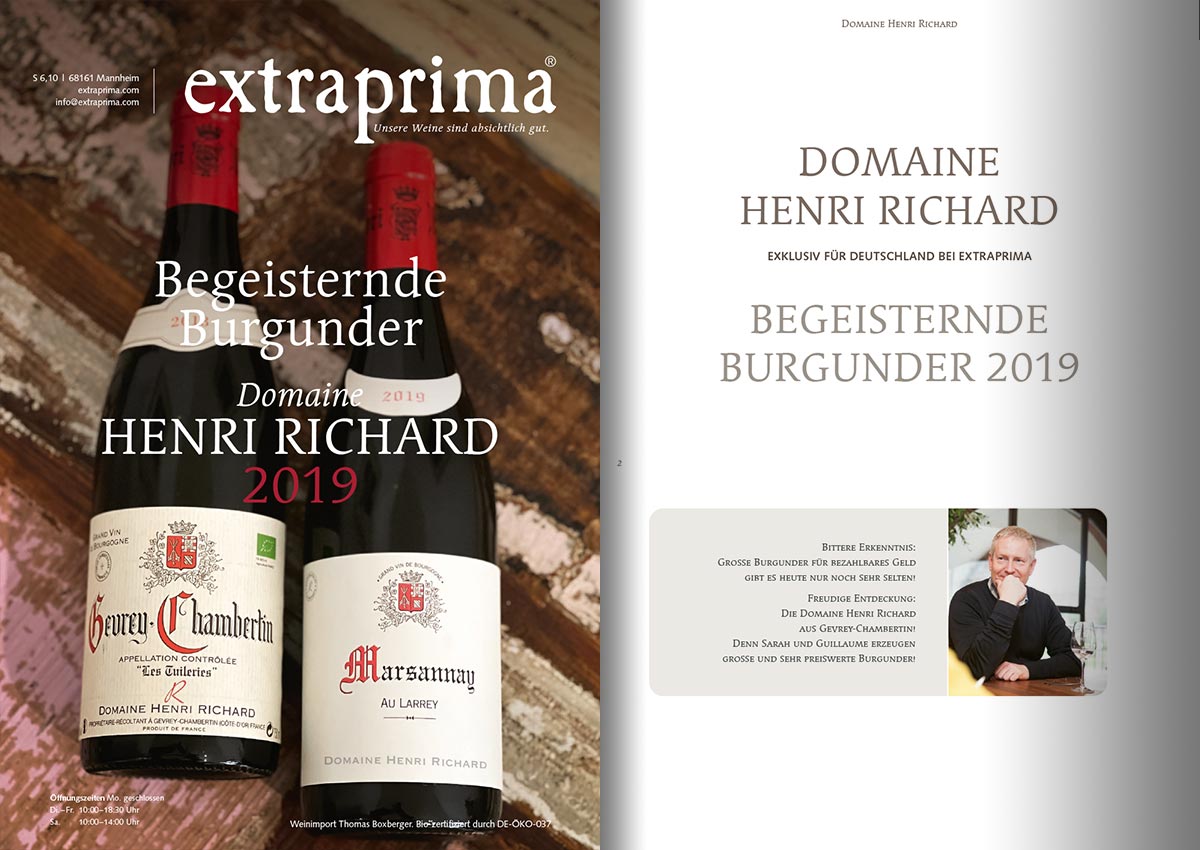 Begeisternde Burgunder – Domaine Henri Richard 2019.